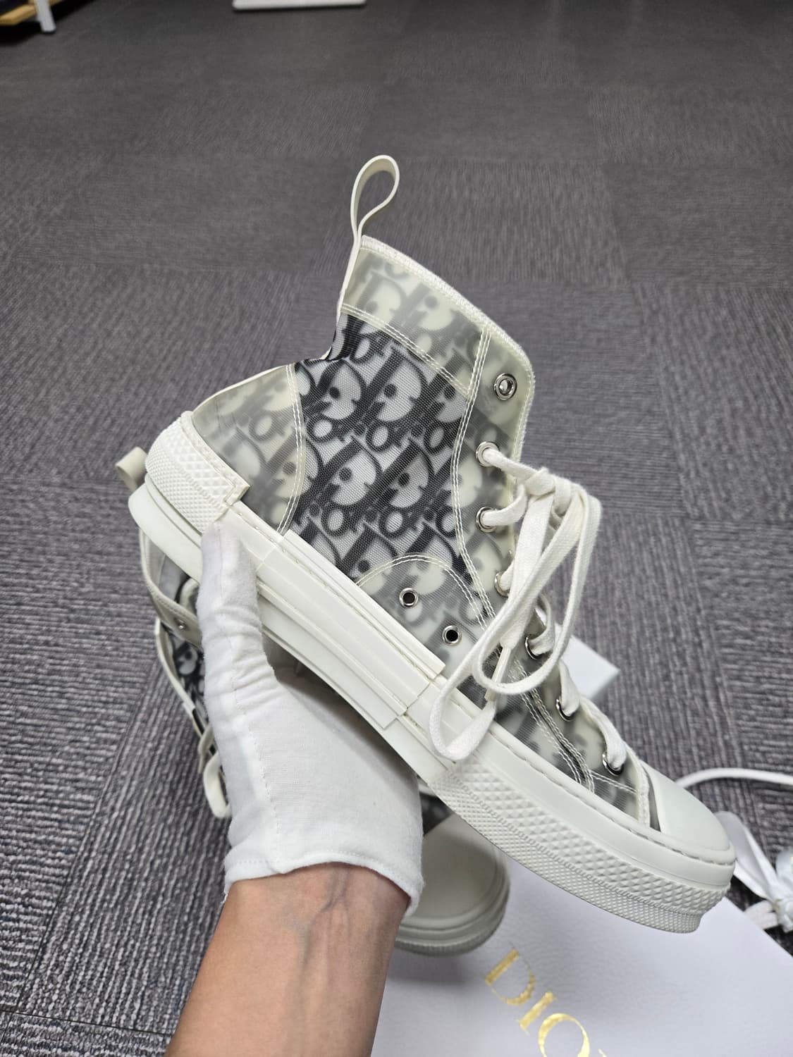 [특가][정품]디올 오블리크 하이탑 스니커즈 상품이미지5