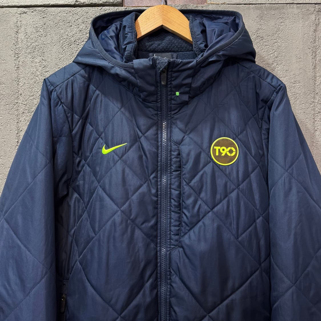 나이키 토탈90 네이비 퀼팅 자켓 (M)   상품이미지1