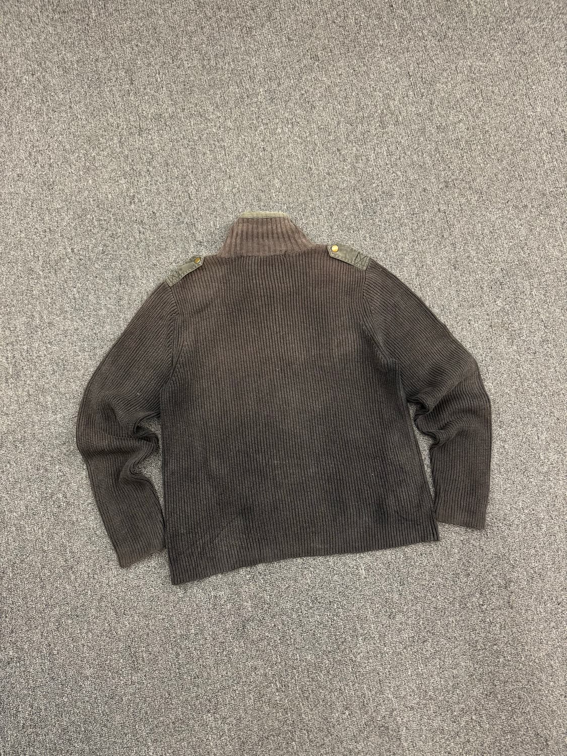 M)BUONA GIRNATA 빈티지 니트집업 상품이미지5