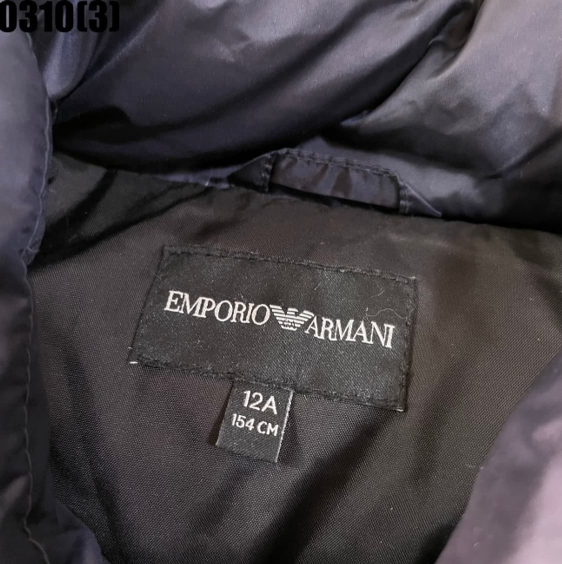 아르마니 패딩 12A 154CM 상품이미지3