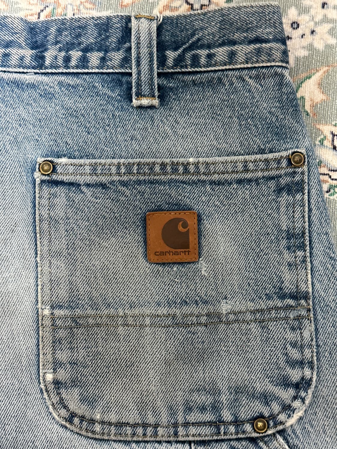 (33)Carhartt B06 더블니 데님팬츠 상품이미지3