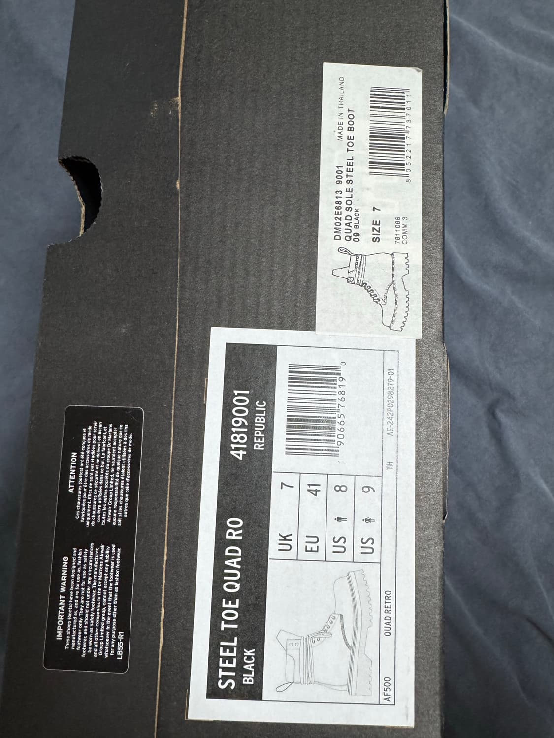 닥터마틴 릭오웬스 스틸토 uk7 상품이미지2