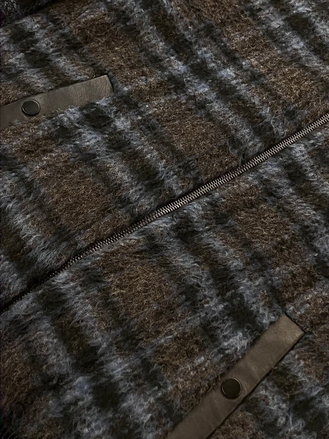 시스템 봄버 울 자켓 네이비 95 #csz3702 상품이미지6