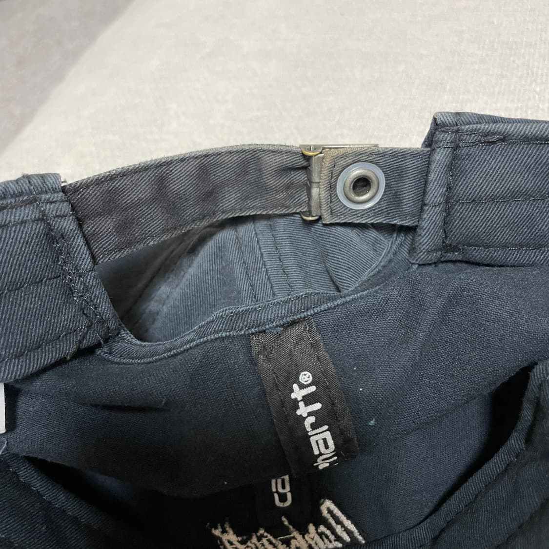 칼하트 이니셜 볼캡(블랙) 상품이미지7