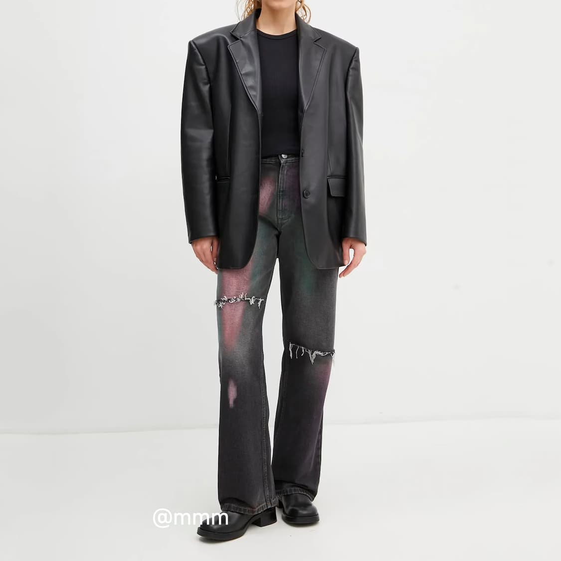 마르지엘라/오로라 워싱 데님팬츠 상품이미지2