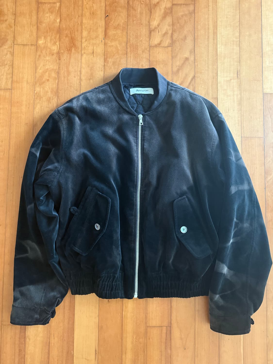 JiyongKim AW22 벨벳 봄버 상품이미지3