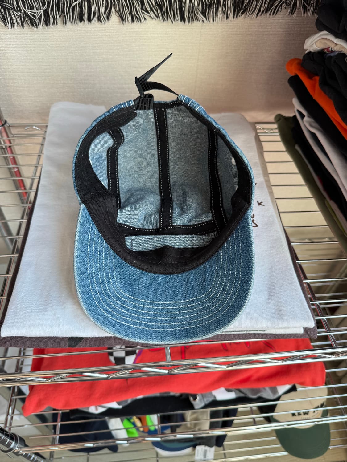 18ss 슈프림 데님 캠프캡 상품이미지3