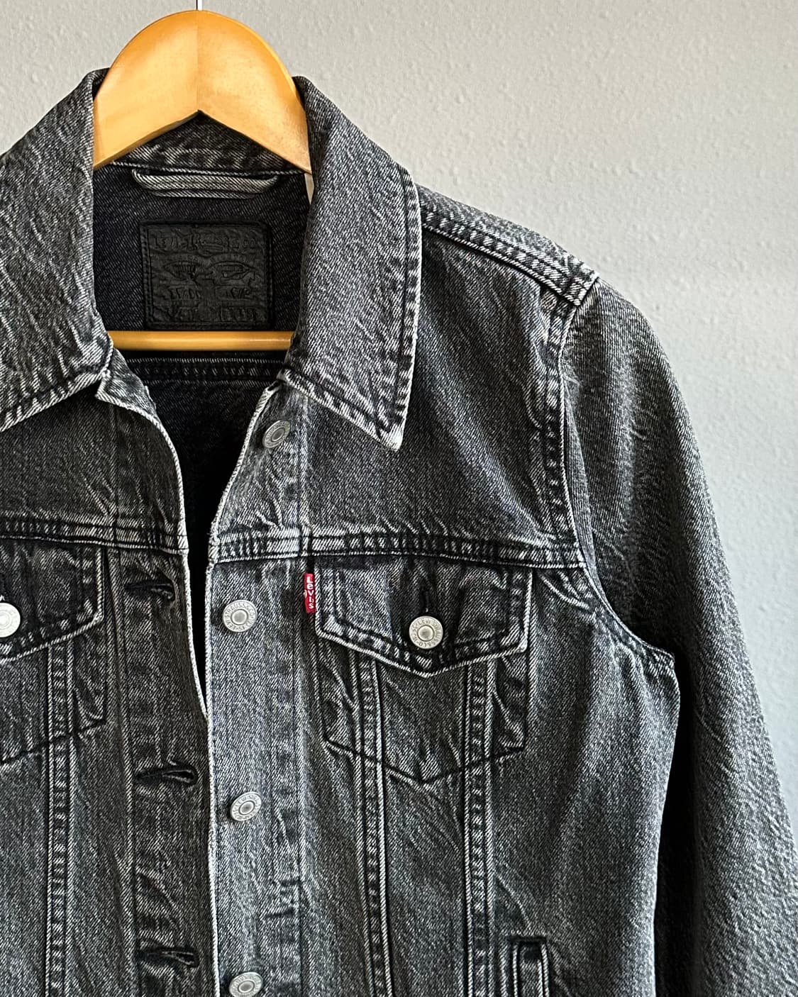 [S]리바이스 Levi's 클래식 흑청 트러커 자켓 상품이미지4