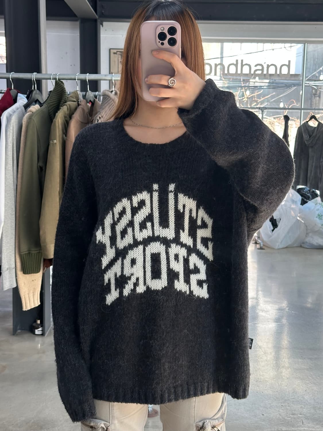 스투시 스포츠 헤어리 니트스웨터  상품이미지1