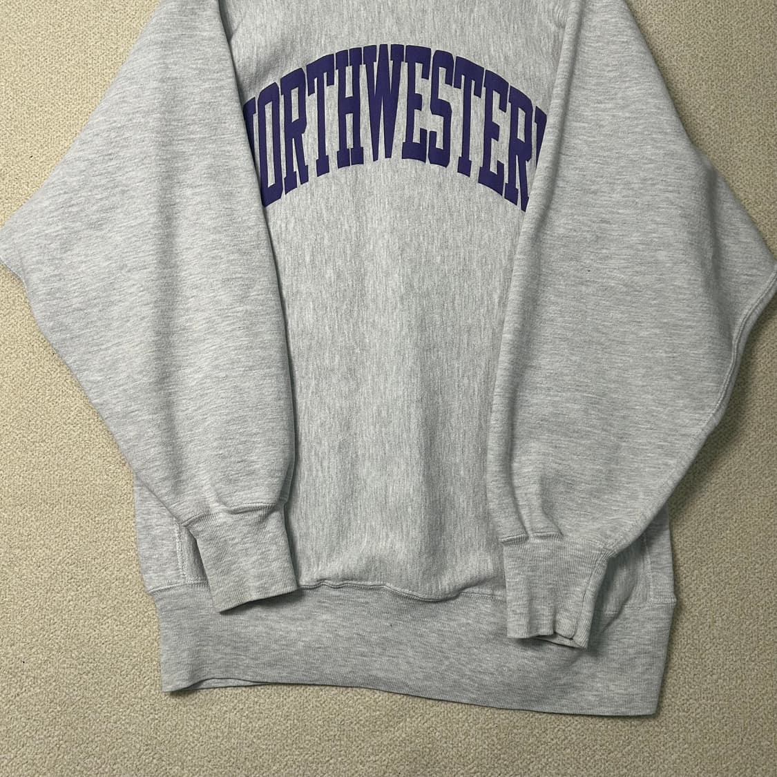 (XXL) 90s 챔피온 리버스위브 노스웨스턴 맨투맨  상품이미지4