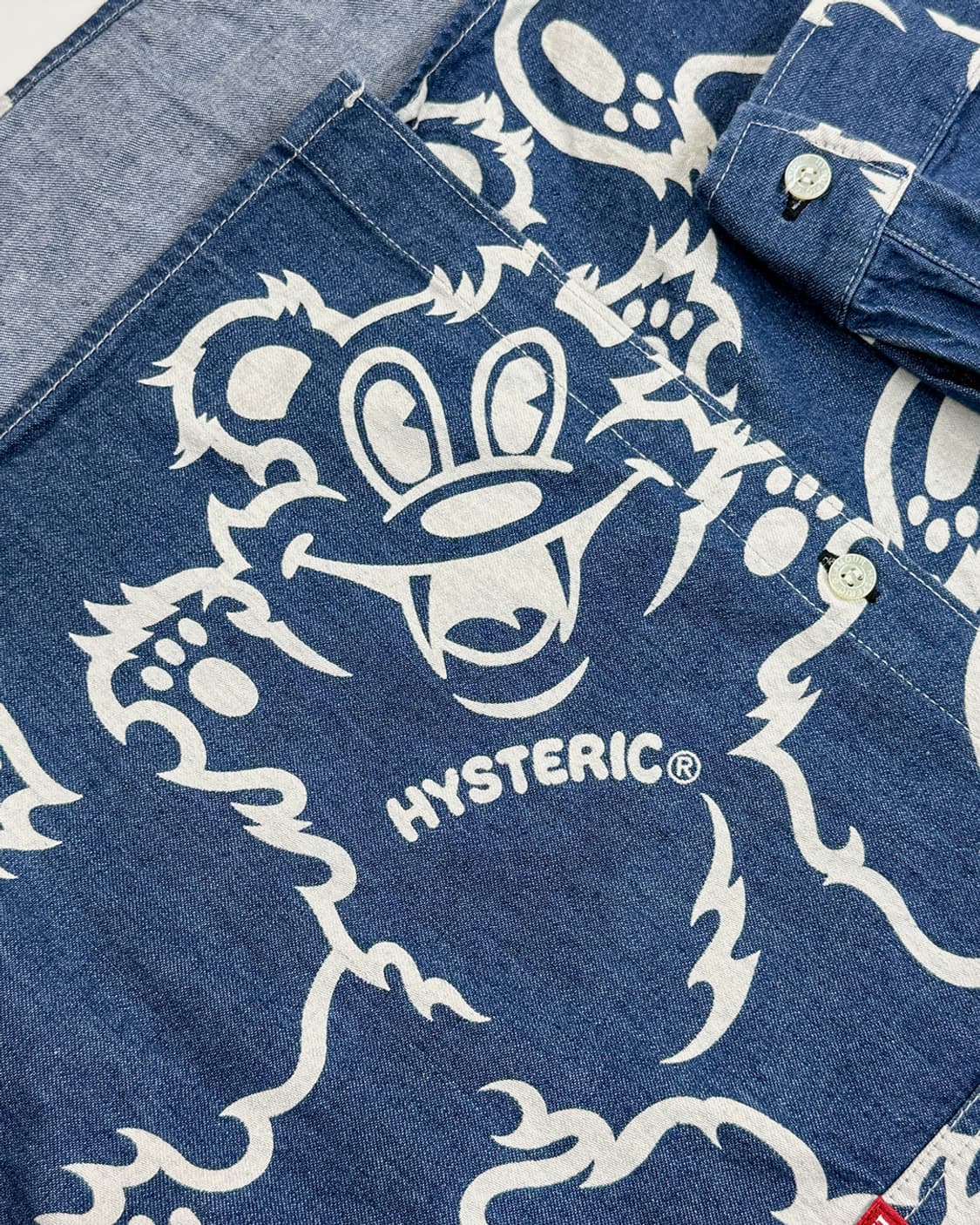 HYSTERIC GLAMOUR Oversized Denim Shirt 상품이미지7