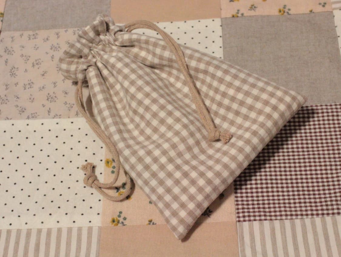 핸드메이드 리본 스트링 파우치 상품이미지5