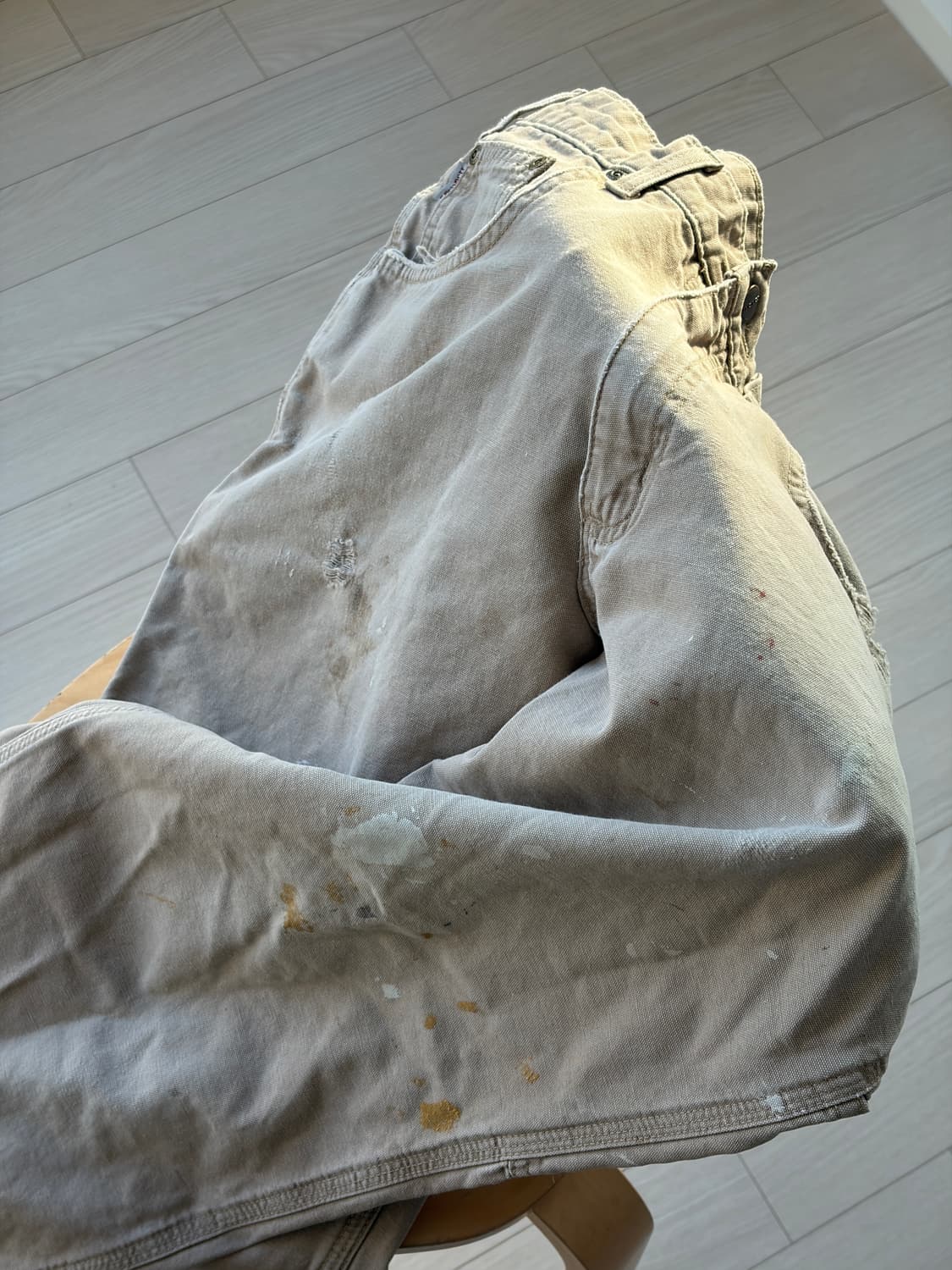 carhartt 칼하트 워크웨어 싱글니 페인팅 베이지 32 상품이미지1