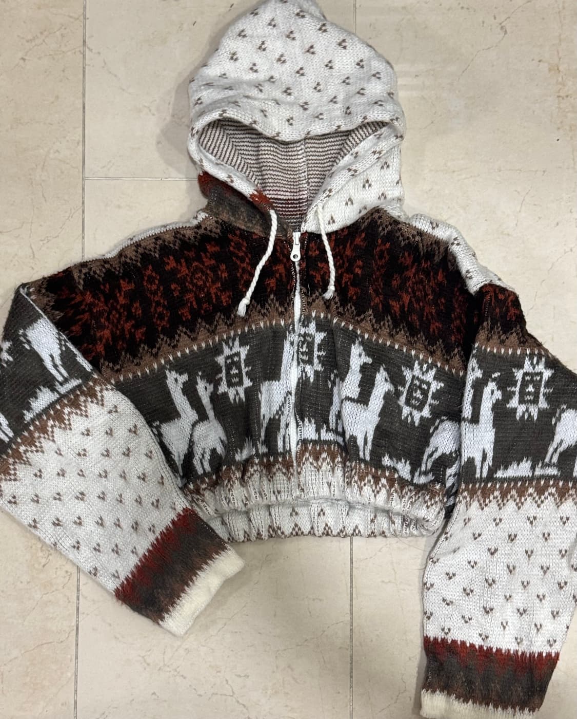 니트 후드집업 상품이미지1