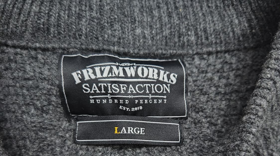 프리즘웍스 헤링본 니트 베스트 조끼 L 상품이미지4