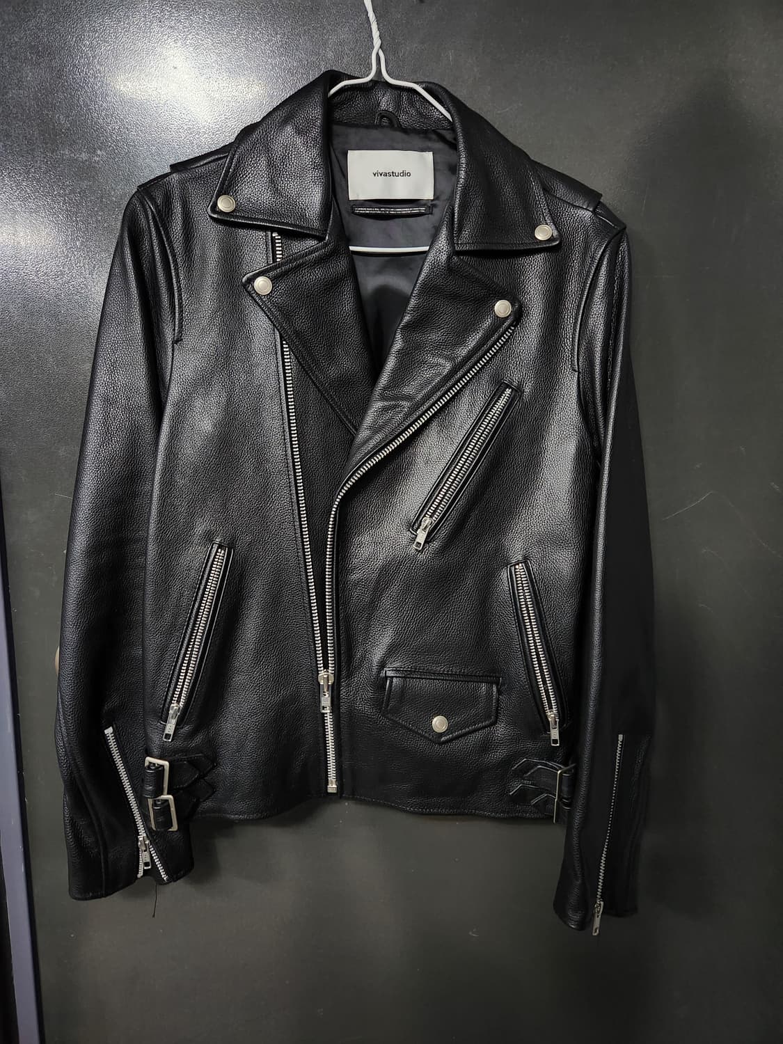 비바스튜디오 가죽 라이더 자켓 S 상품이미지1