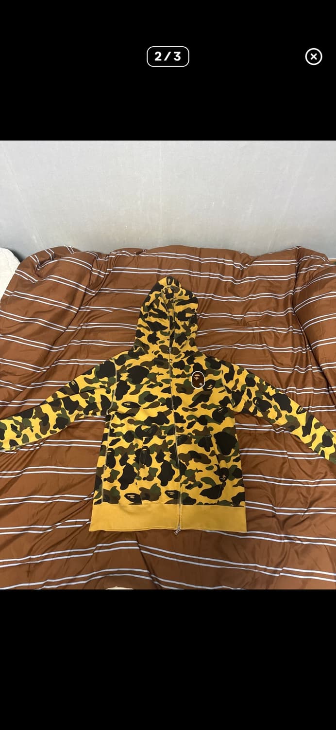Bape 1st camo 베이프 황계 풀후드 집업 상품이미지2