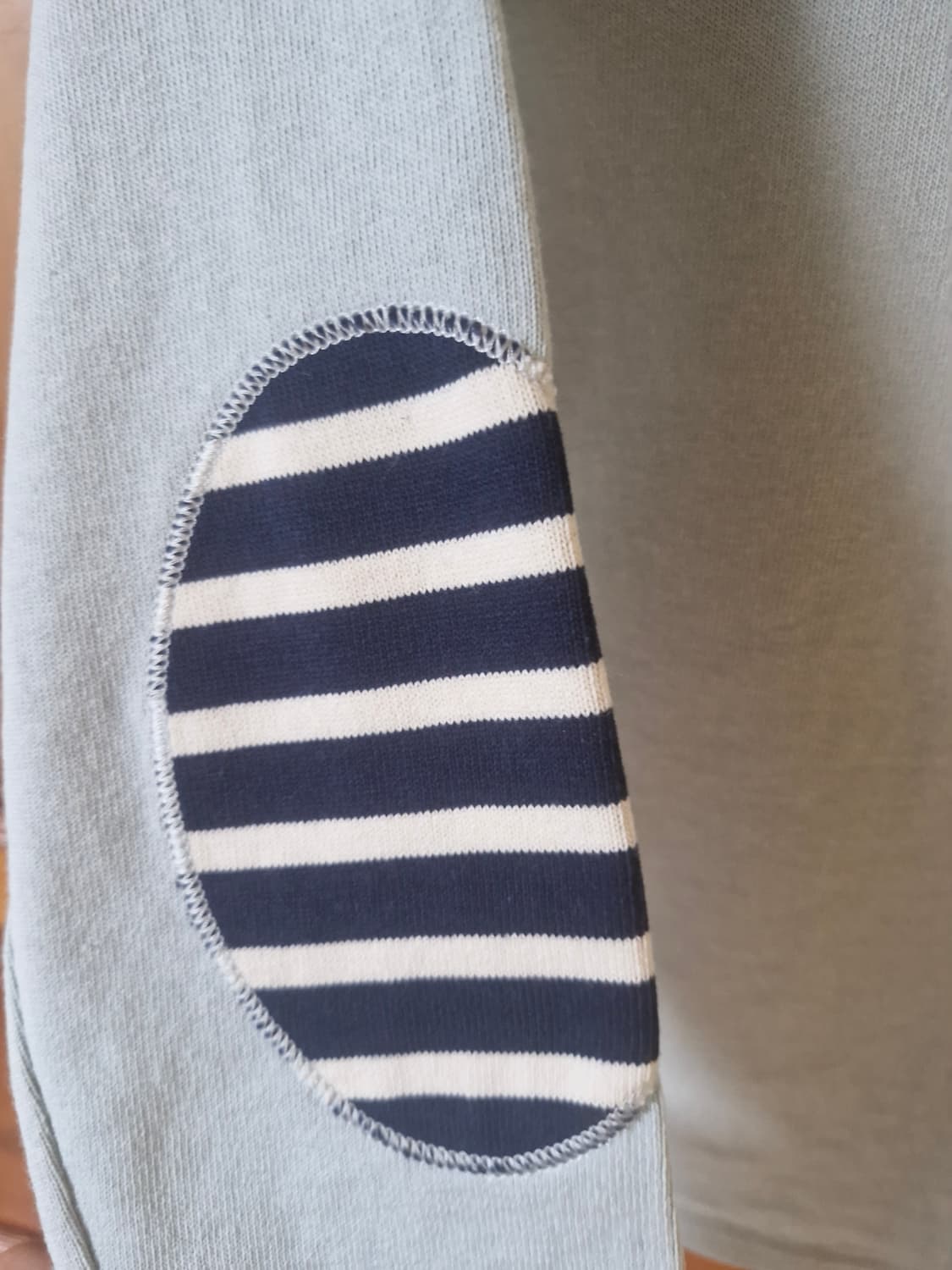 여성 세인트제임스 길도 엘보우패치 티셔츠 민트 SM사이즈 상품이미지3