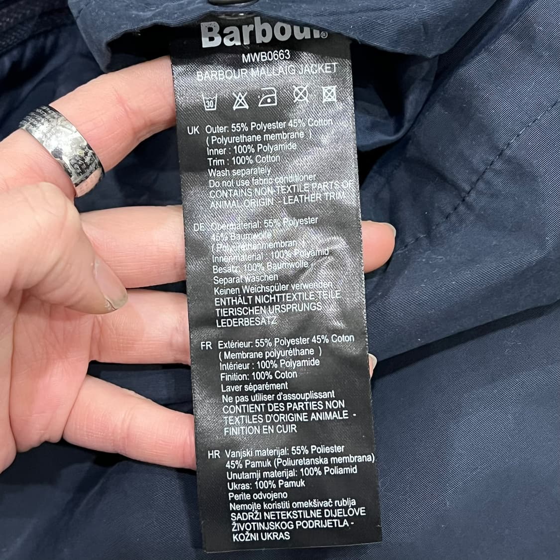 바버 워터프루프 워크자켓 s08741 상품이미지7