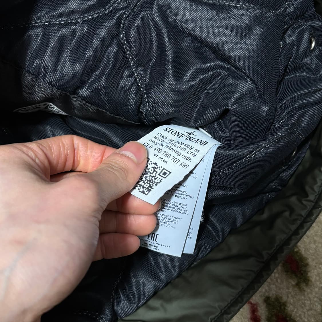 Stone island Mussola gommata flight JK 상품이미지6