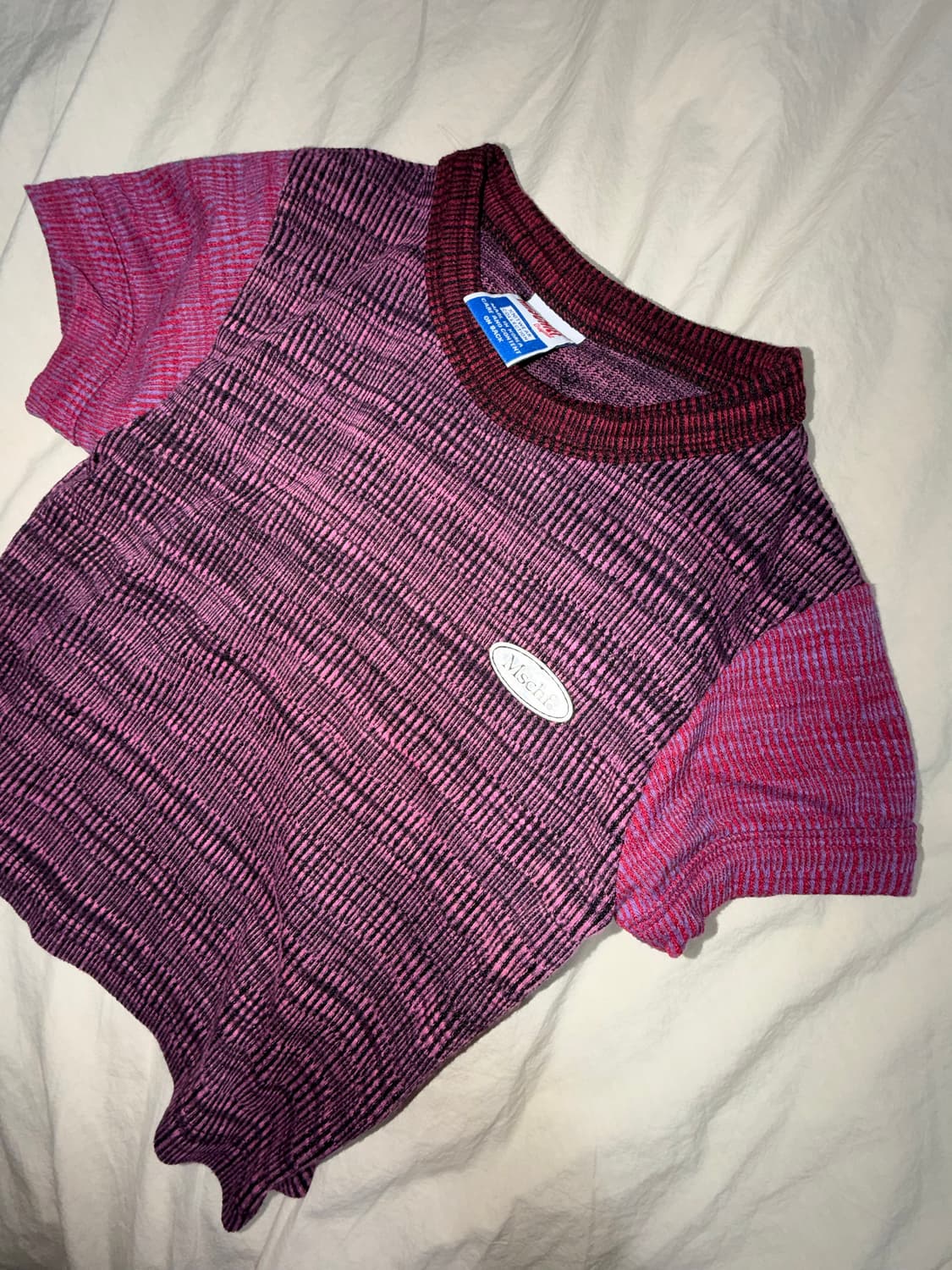 미스치프 반팔 니트 상품이미지2