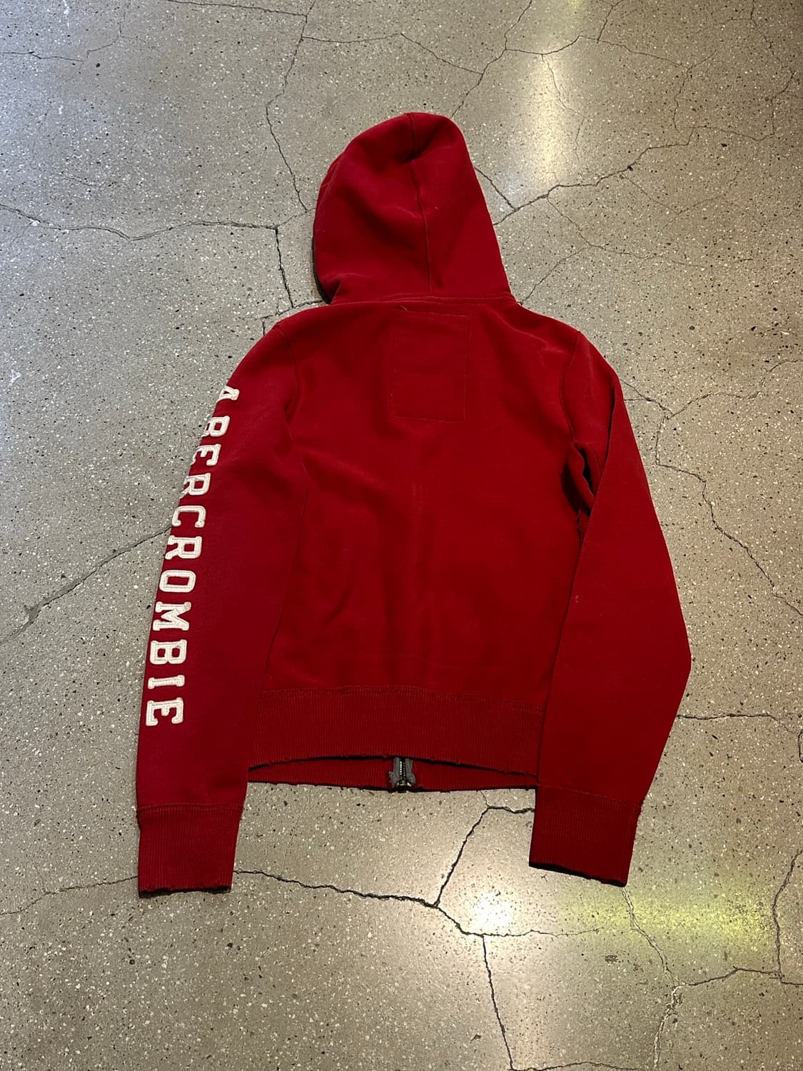 아베크롬비 레드 그런지 후드집업 상품이미지6