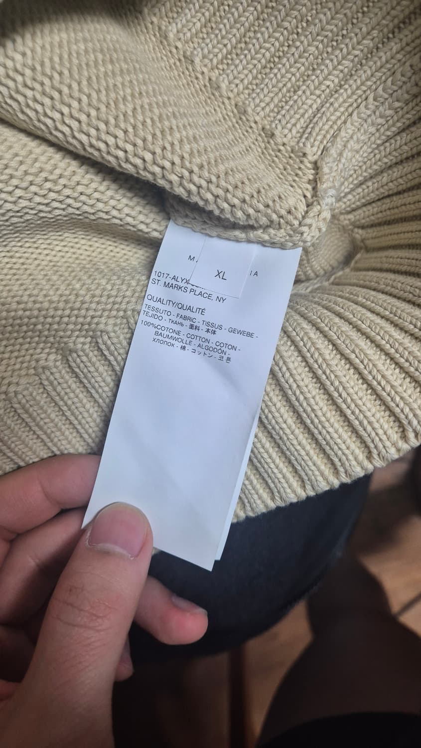 알릭스 니트 후드 xl 상품이미지4