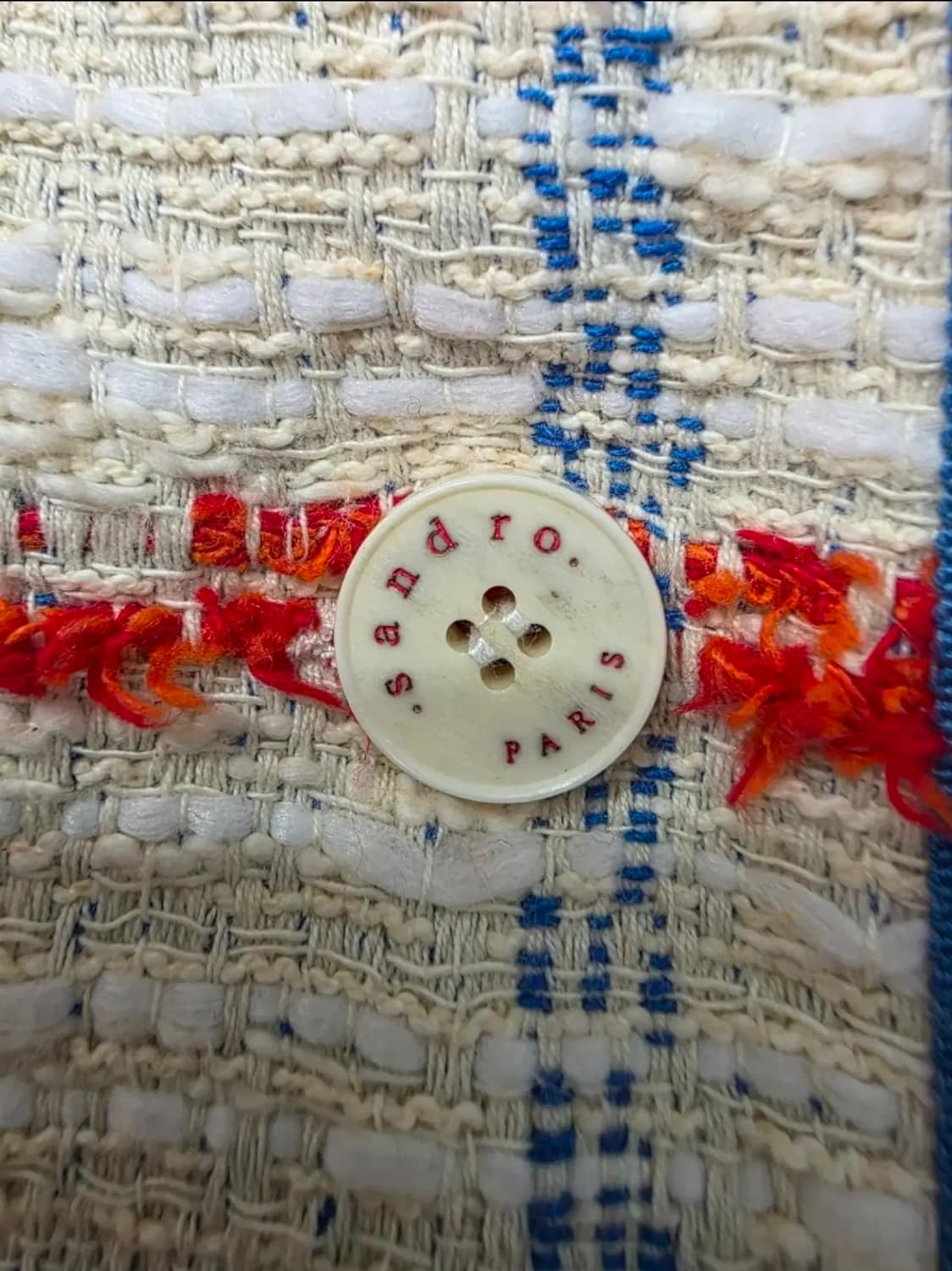 Sandro 산드로 트위드 자켓 ~55 상품이미지4