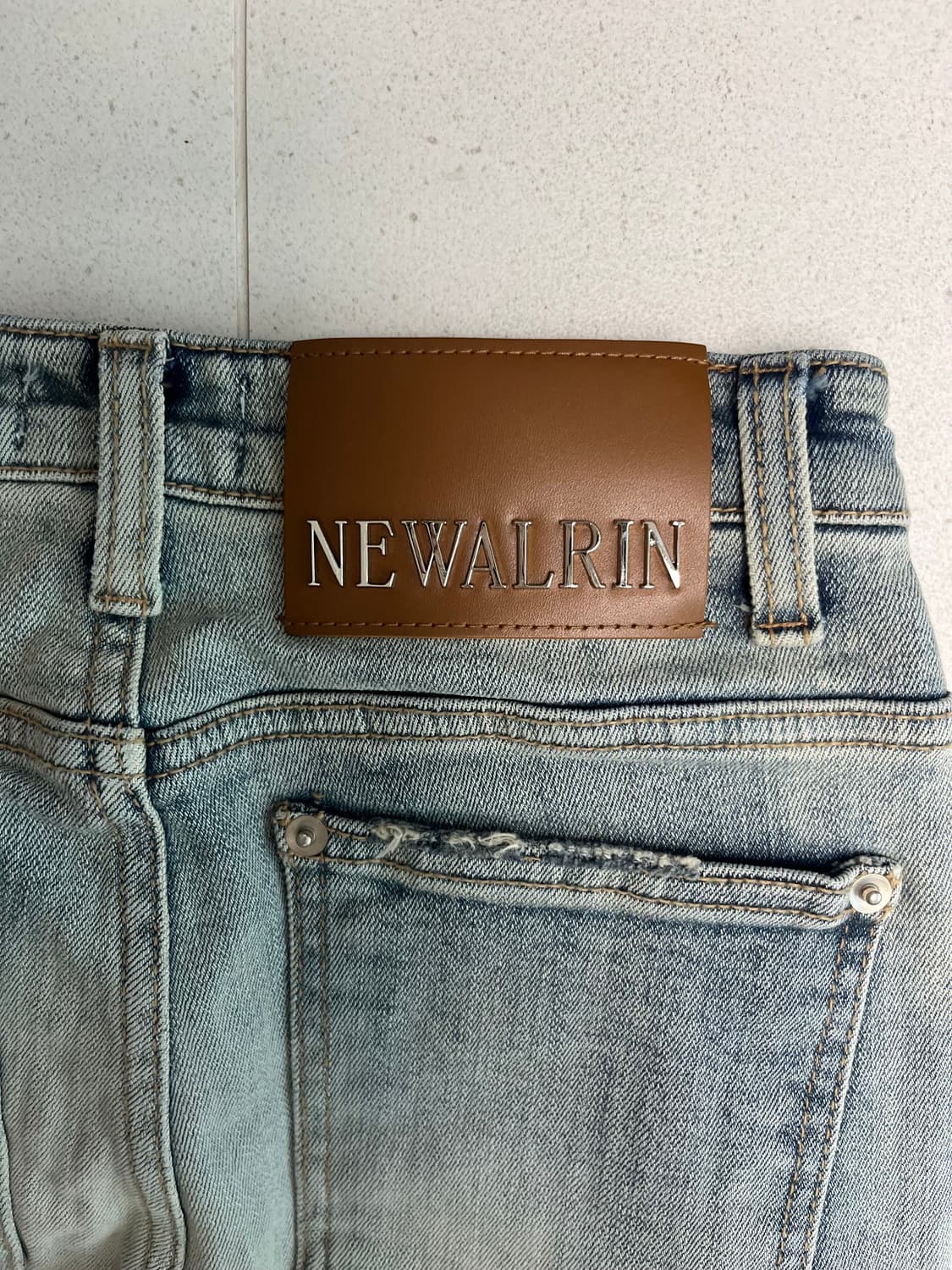 [새상품]뉴얼린 NEWALRIN Long leg Boot cut Deni 상품이미지4