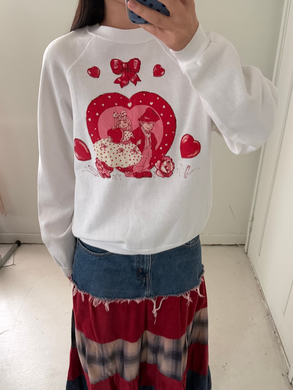 80s USA OG raglan sweatshirt 상품이미지2