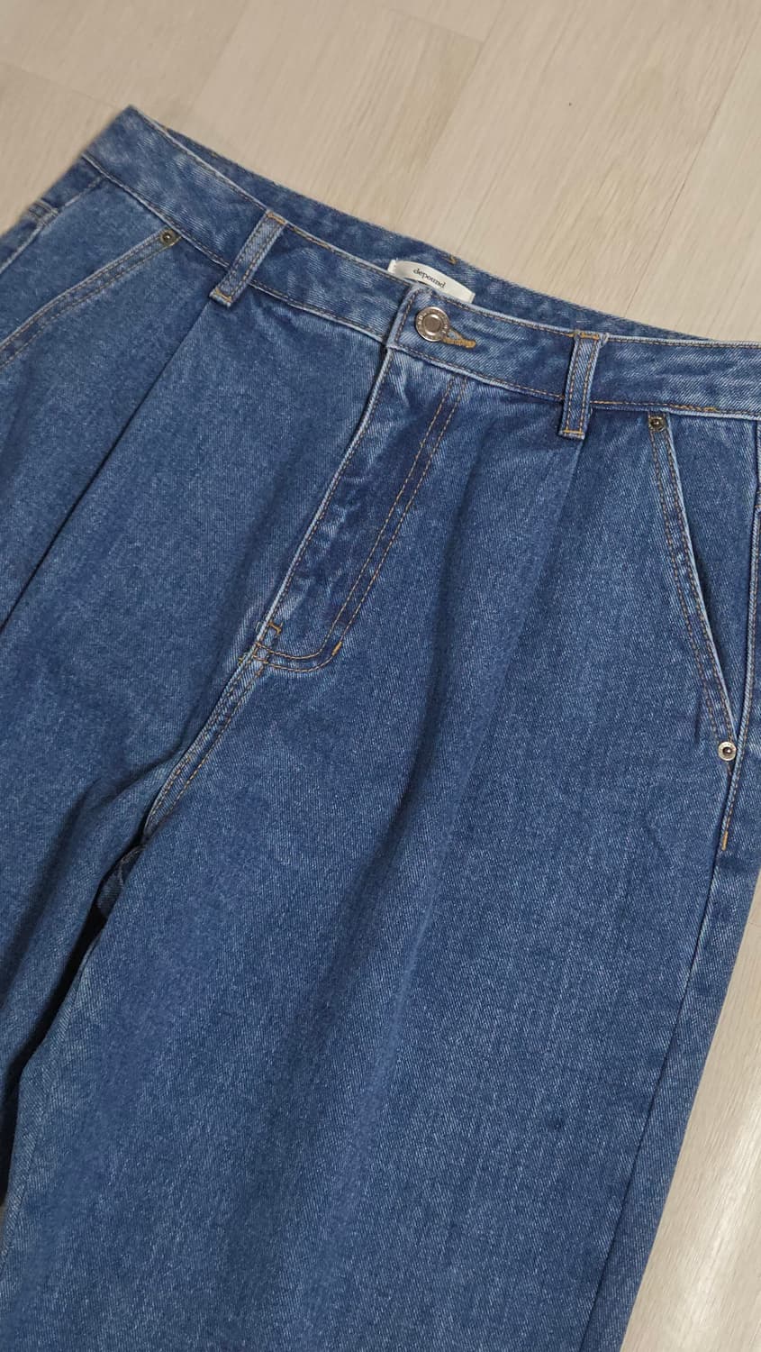 드파운드 와이드 핀턱 데님  상품이미지2