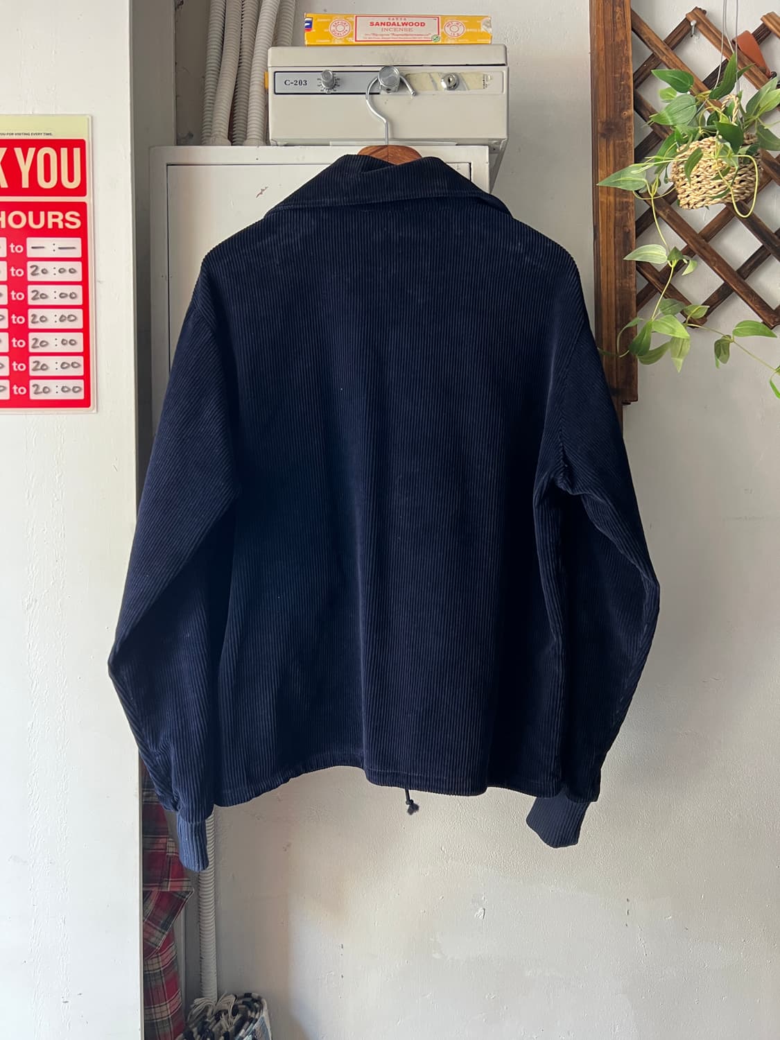 [L]80's Made in Canada 네이비 코듀로이 스포츠 자켓 상품이미지7