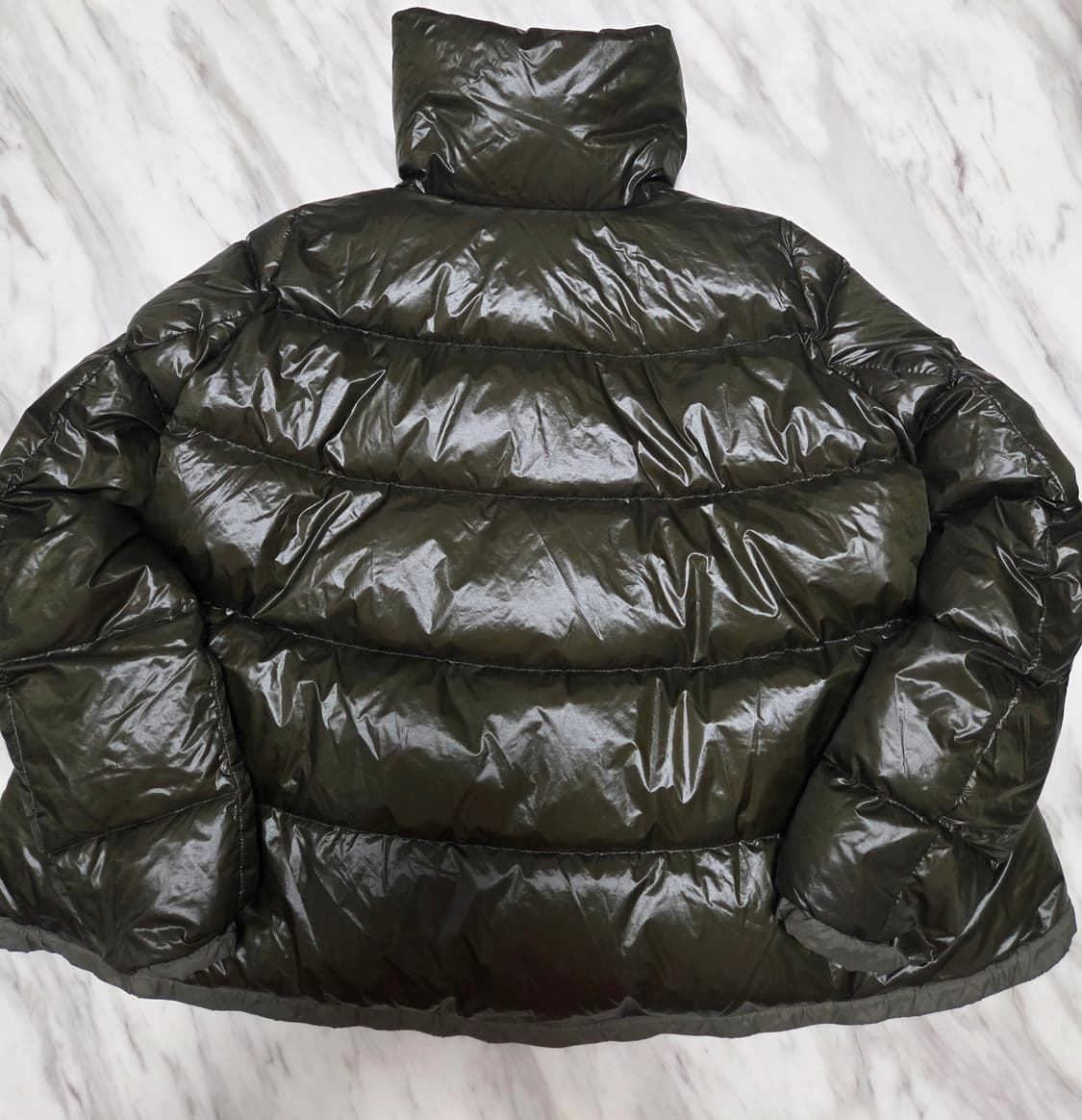 사카이 여성 사선 다운 패딩 상품이미지2