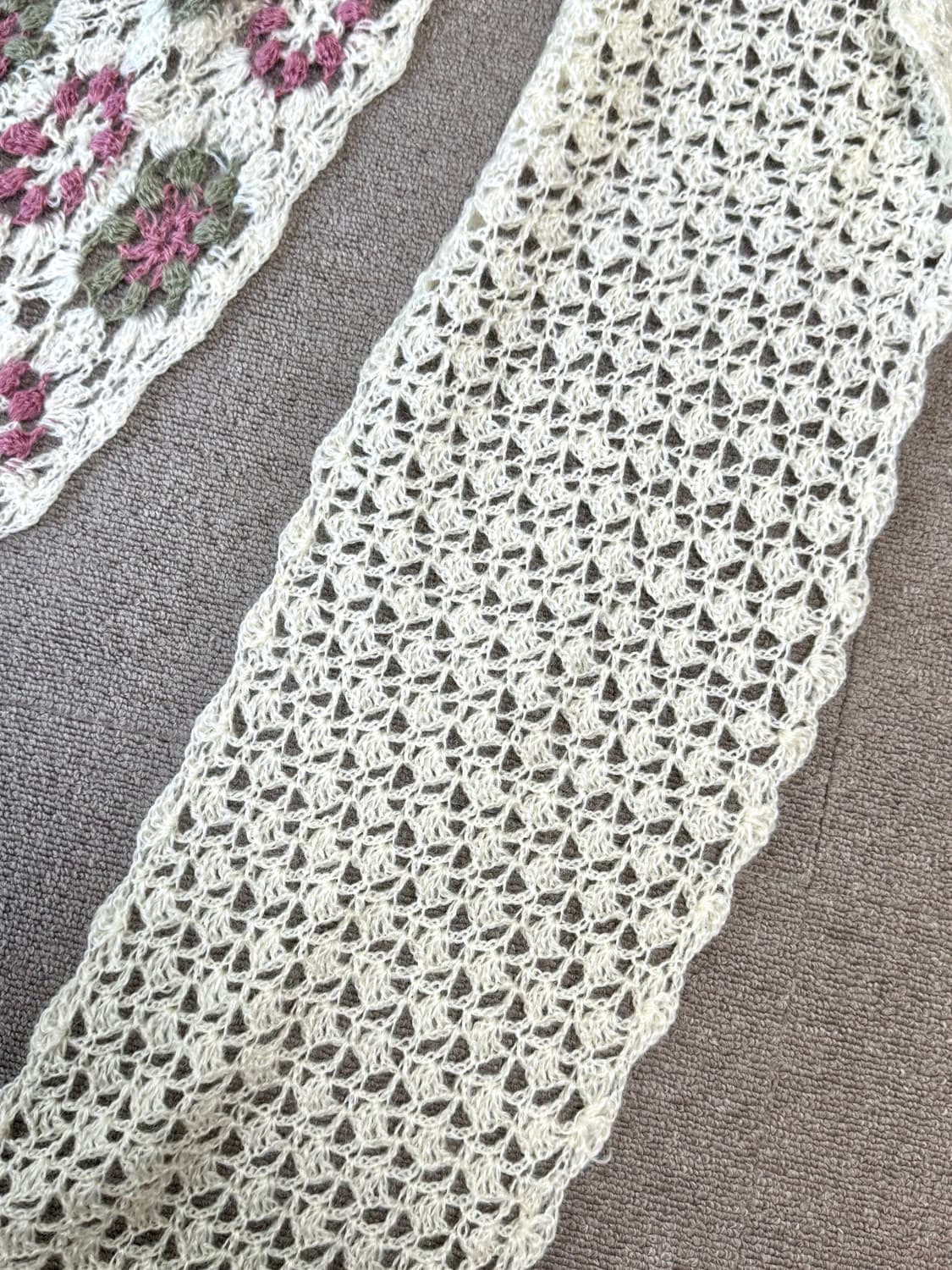 뜨개 모티브 크로쉐 머플러 상품이미지4