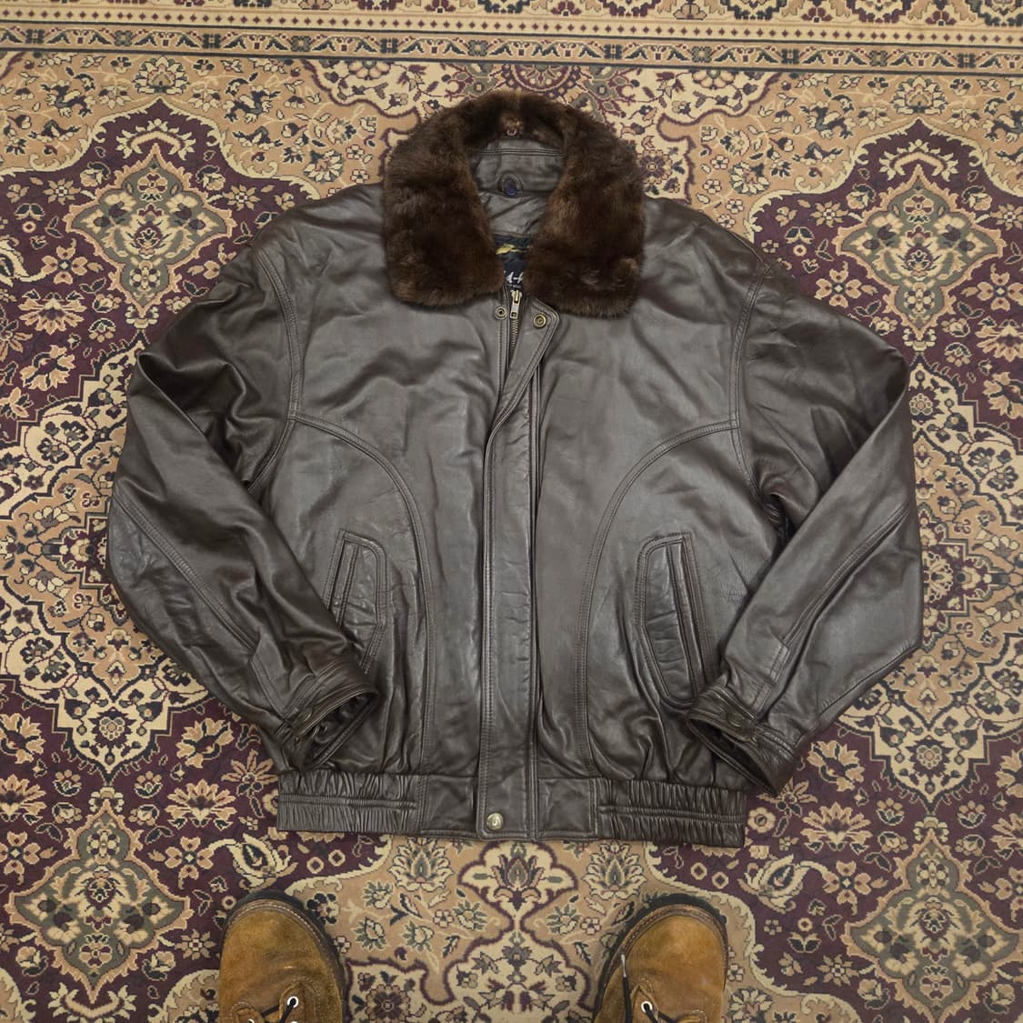 양가죽 자켓 a2 스타일 자켓 다크브라운  상품이미지2