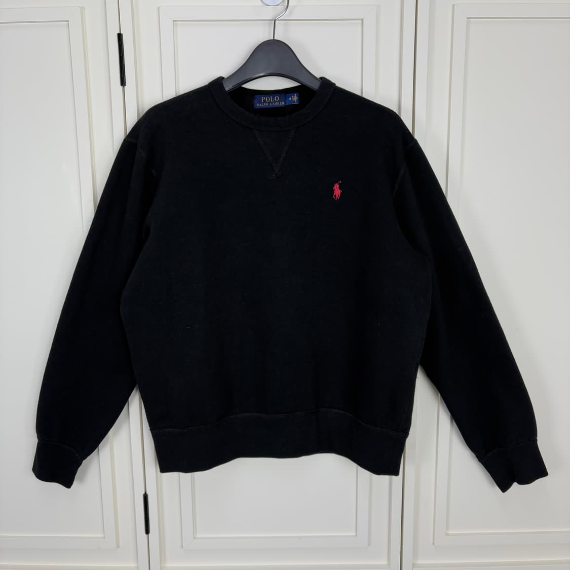 [XL]폴로 레드포니 블랙 맨투맨CK9779 상품이미지4