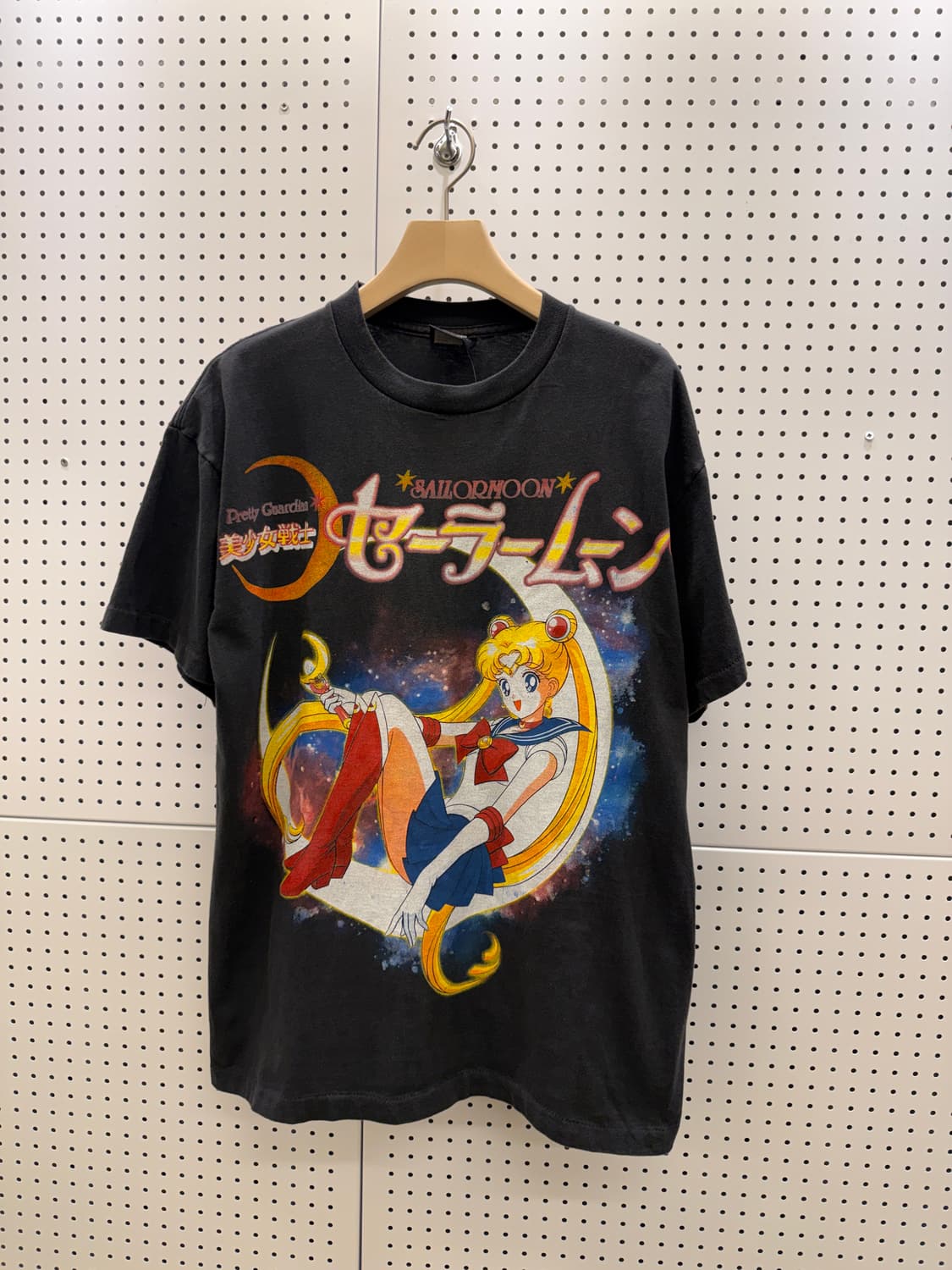 빈티지 미소녀 전사 세일러문 프린팅 반팔 티셔츠 U1637 상품이미지2