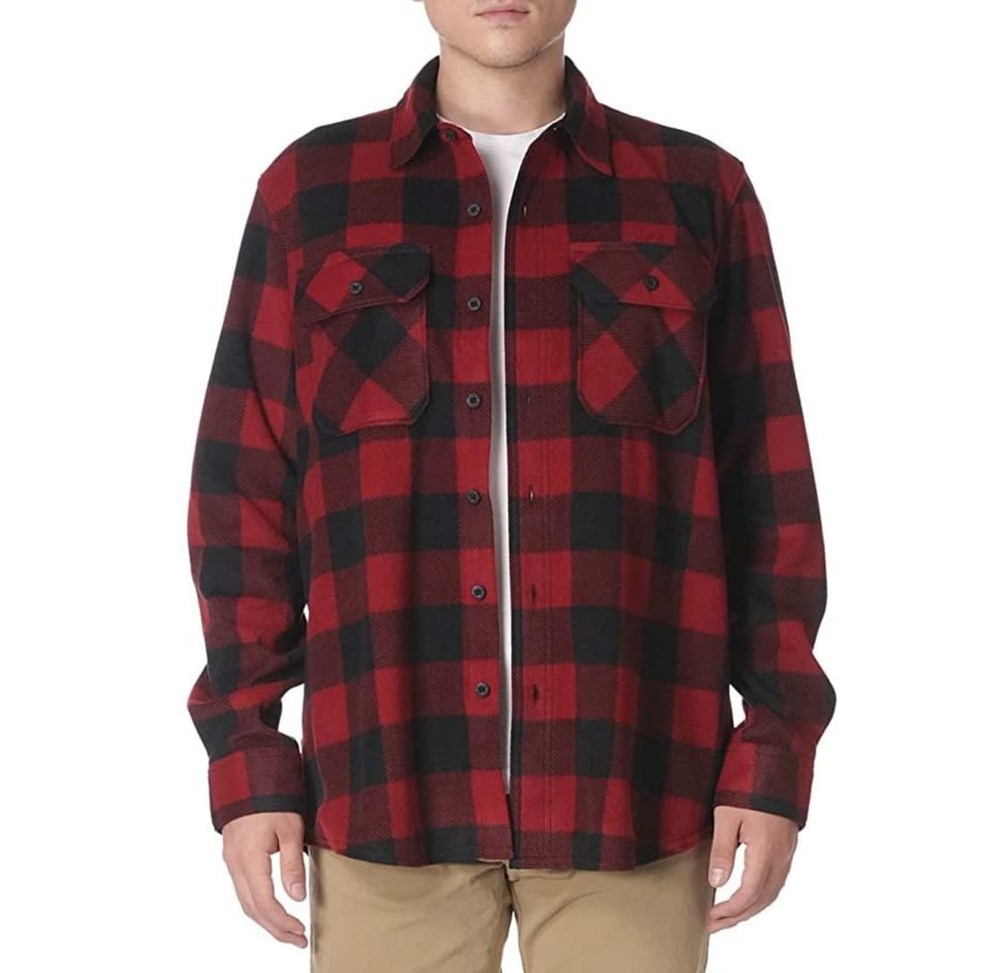 랭글러 플리스 버팔로 체크 셔츠 L 상품이미지4