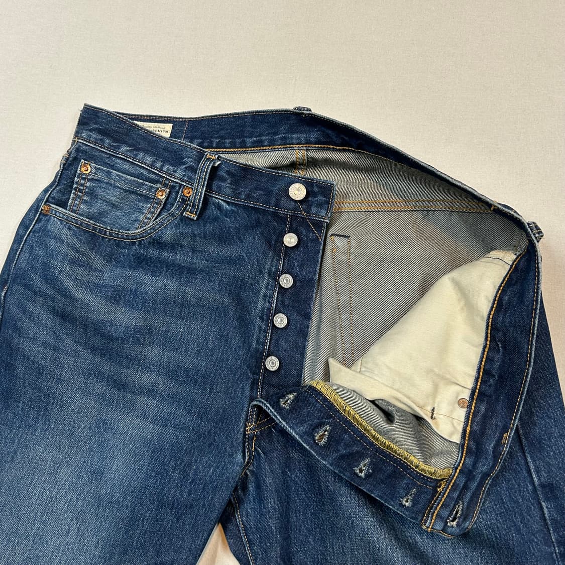 38inch) 리바이스 501 프리미엄 BIG E 데님 청바지 상품이미지8