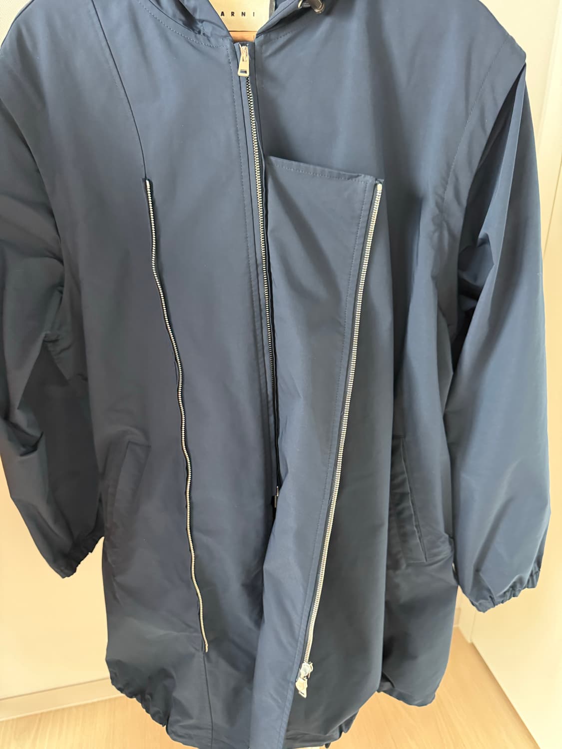 마르니 더블집업 후디드 코트 상품이미지3