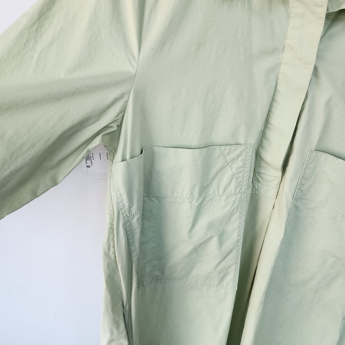 COS 코스 그린 셔츠 원피스 상품이미지3