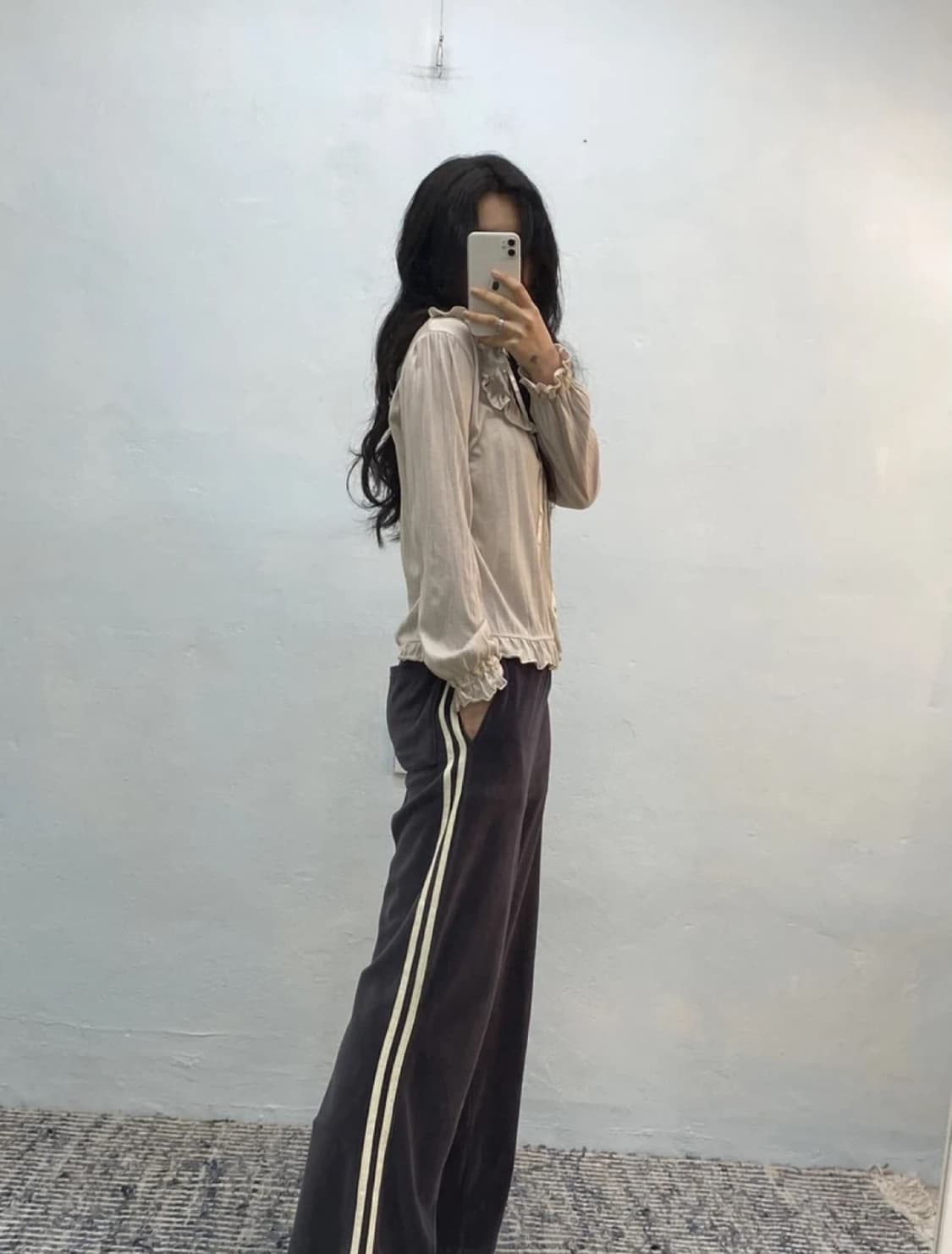 Dark purple 벨루아 팬츠 상품이미지1