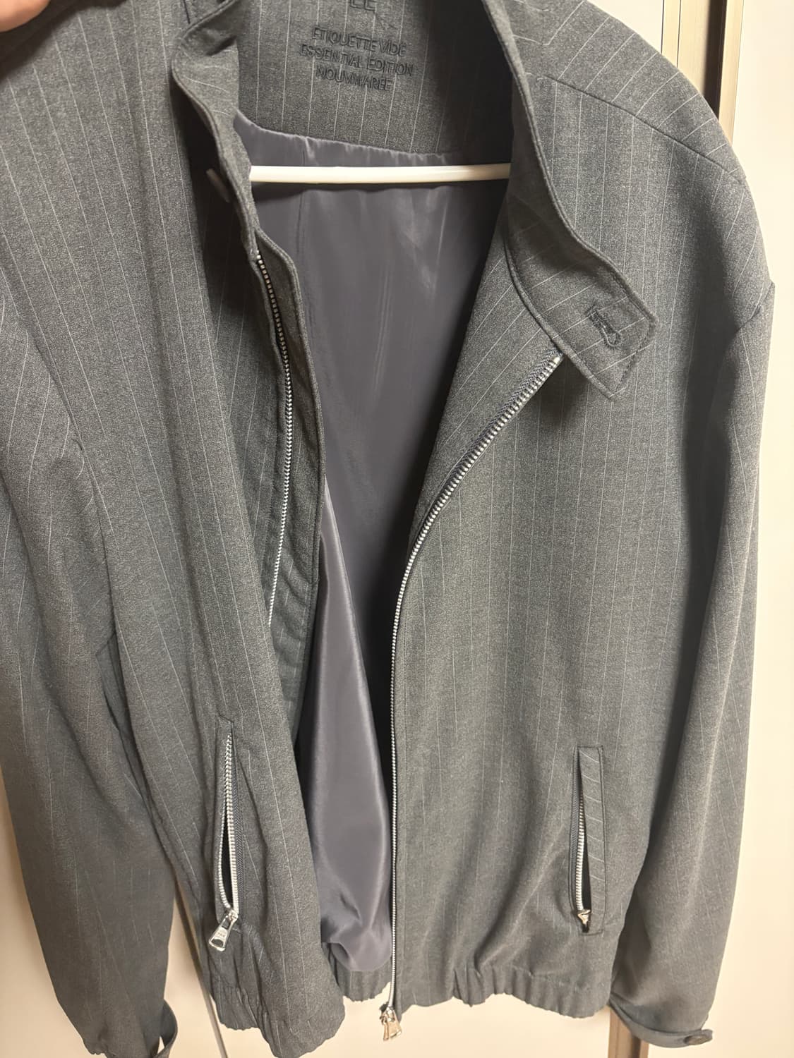 BELTED POCKET BLOUSON GREY 상품이미지3