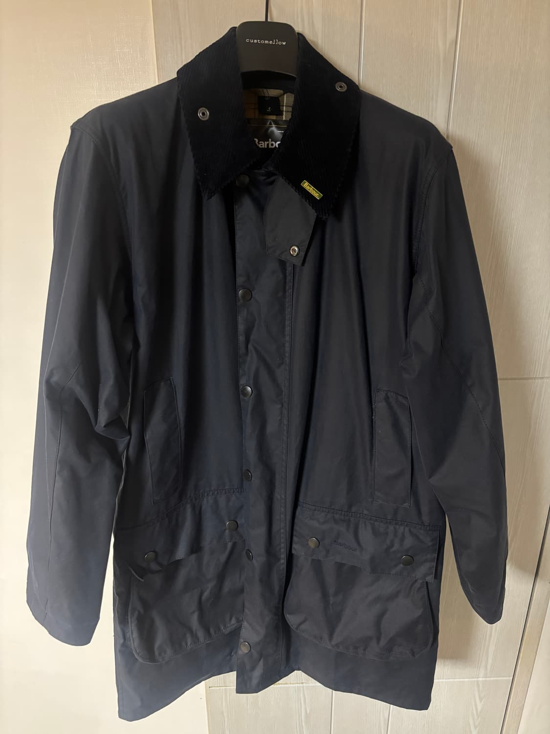 바버 보더 왁스자켓 네이비(40) 상품이미지1