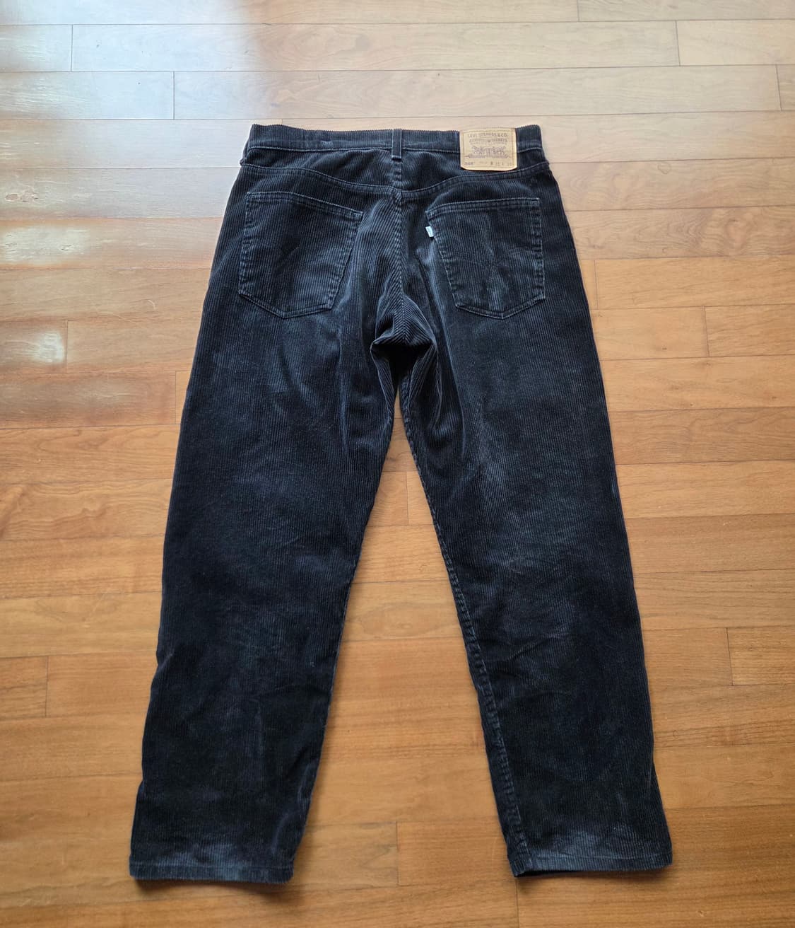90s 빈티지 리바이스 565 코듀로이 블랙 [31x30] 상품이미지2