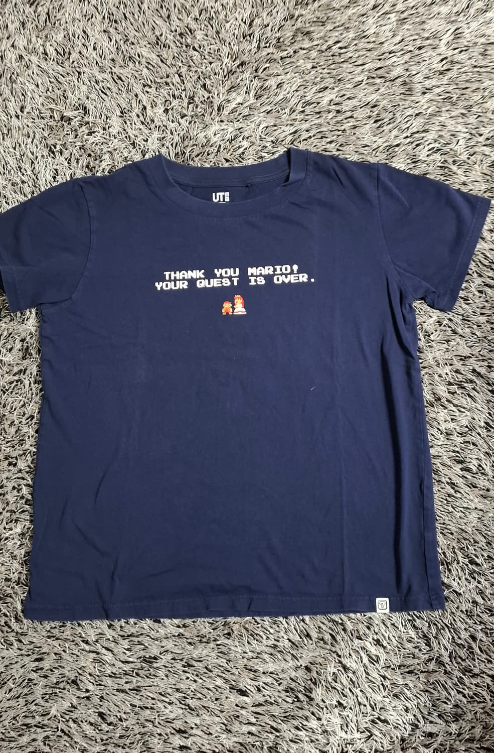 유니클로 마리오 티셔츠 네이비 상품이미지3