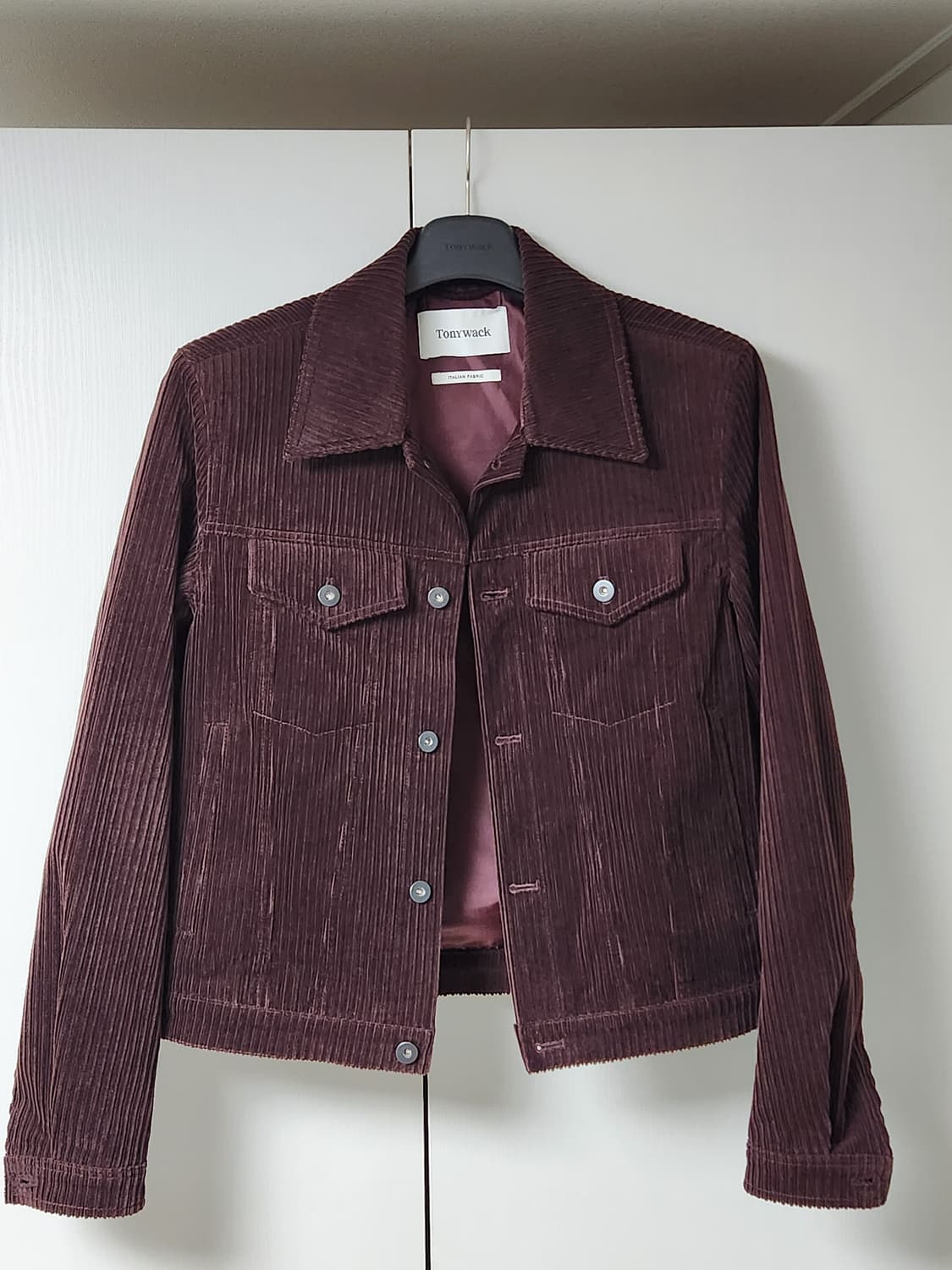 토니웩 코듀로이 자켓 버건디 (M 사이즈) 상품이미지3
