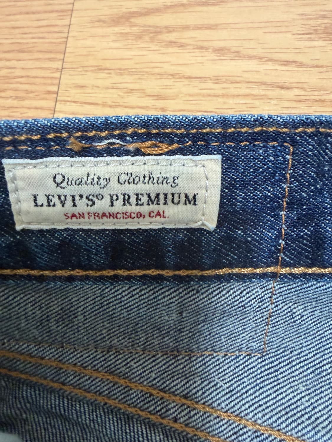 리바이스 501 오리지널 프리미엄 셀비지 스트레이트진 상품이미지8