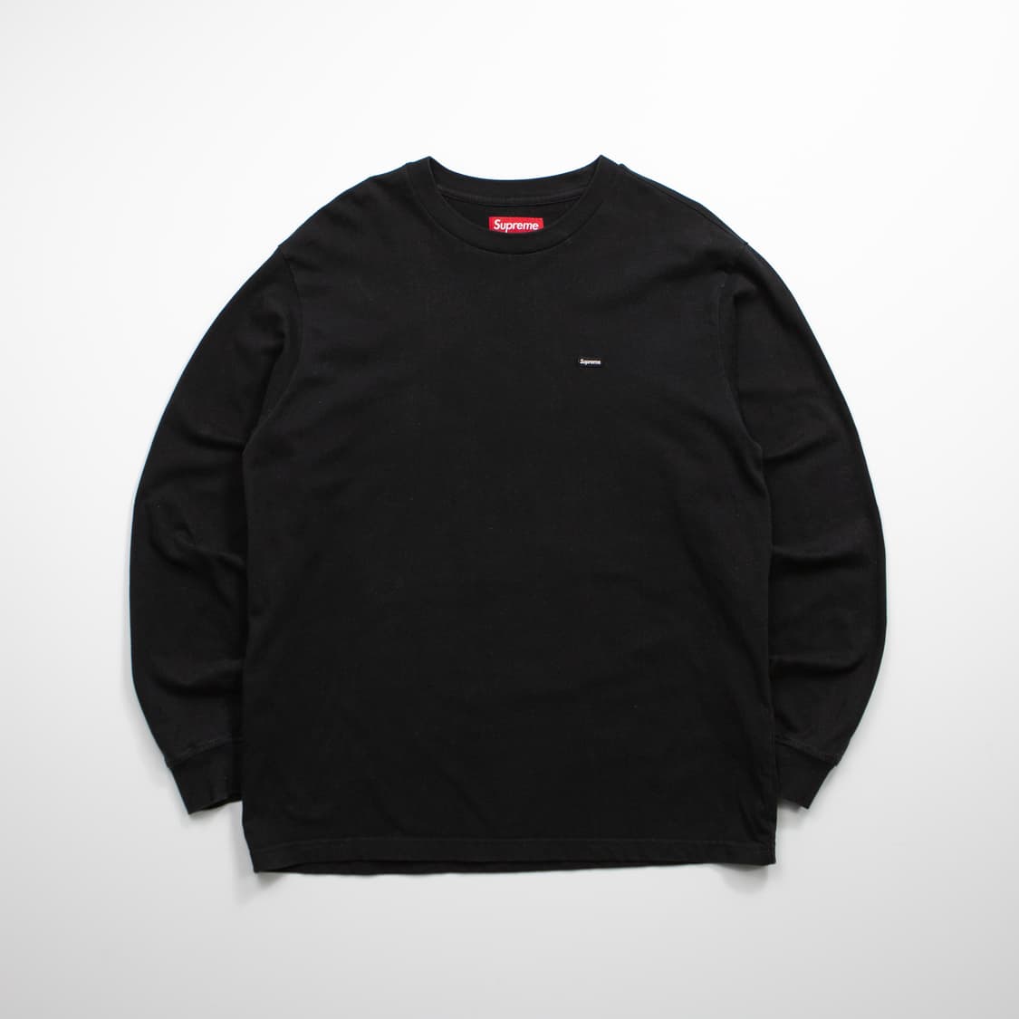 슈프림 스몰 박스 로고 롱슬리브 블랙 상품이미지1