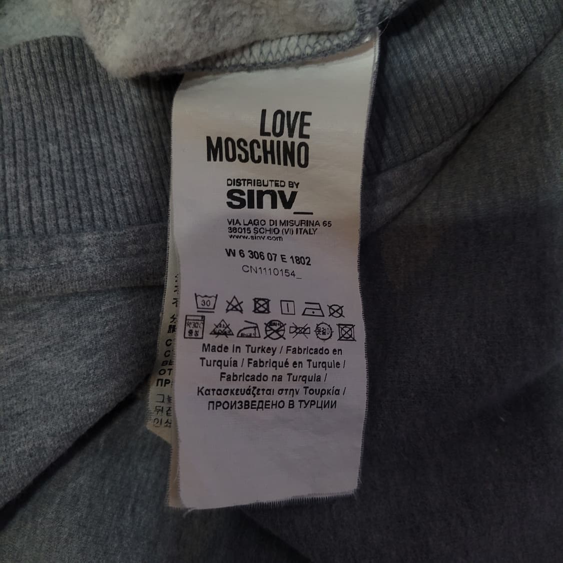 MOSCHINO 모스키노 빈티지  립스틱 맨투맨  상품이미지6